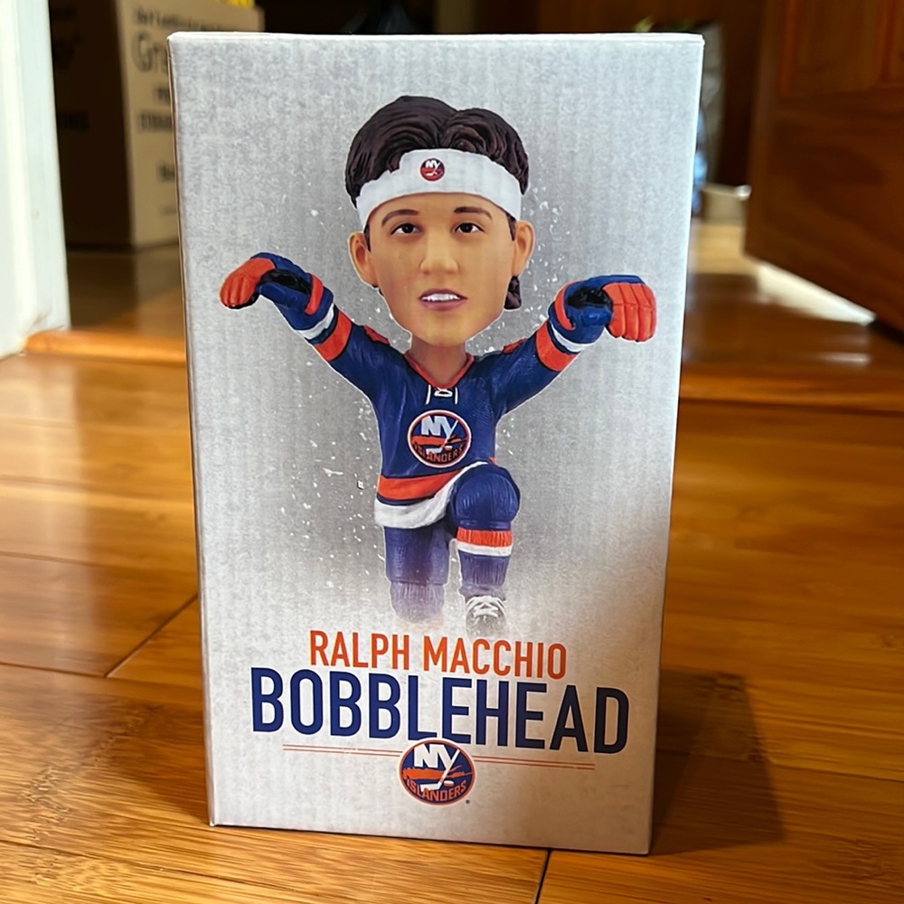 LIMITED EDITION ISLANDERS Ralph Macchio bobble head NEVER OPENED!